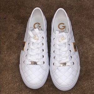 G By Guess White Backer Sneakers